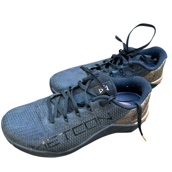 Nike Shoes - Women's Nike Metcon 5 X Training Shoes in a black and rose gold colorway